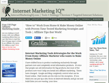 Tablet Screenshot of internetmarketingiq.com